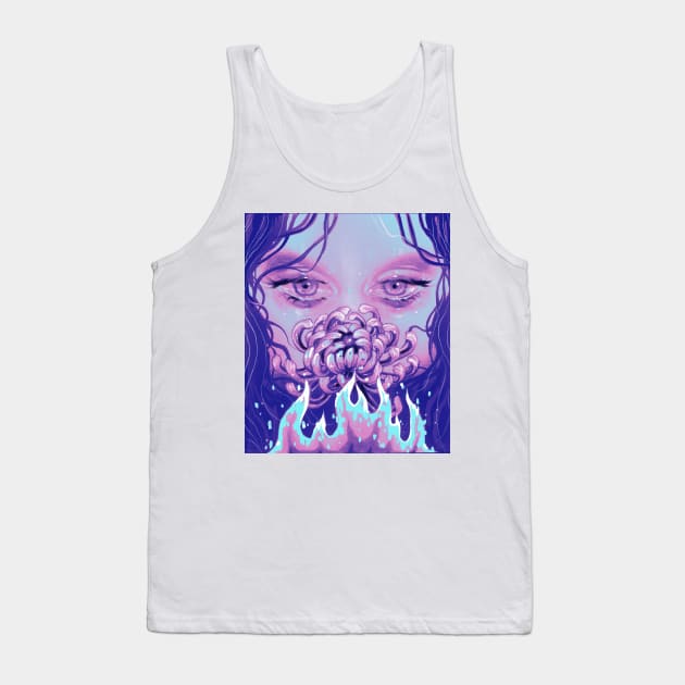 Chrysanthemum Tank Top by Inkdoski